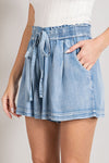 Chambray shorts