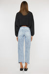 KanCan acid high rise slim straight jeans
