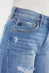 KanCan high rise denim shorts