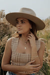 Billie Beige Rancher Wide Brim Hat