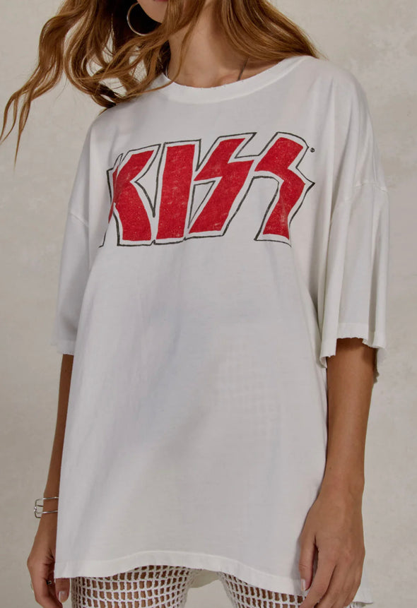 KISS Glitter Logo Tee